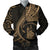 New Caledonia Men's Bomber Jacket Kanaloa Tatau Gen NC (Gold) Gold - Polynesian Pride