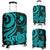 Yap Micronesian Luggage Covers - Turquoise Tentacle Turtle Turquoise - Polynesian Pride