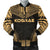 Kosrae Polynesian Chief Men's Bomber Jacket - Gold Version Gold - Polynesian Pride