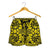 Polynesian Kakau Turtle Yellow Women's Short - Polynesian Pride