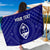 Guam Personalised Sarong - Guam Seal With Polynesian Tattoo Style (Blue) One Style One Size Blue - Polynesian Pride