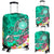 American Samoa Polynesian Luggage Covers - Turtle Plumeria (Turquoise) - Polynesian Pride