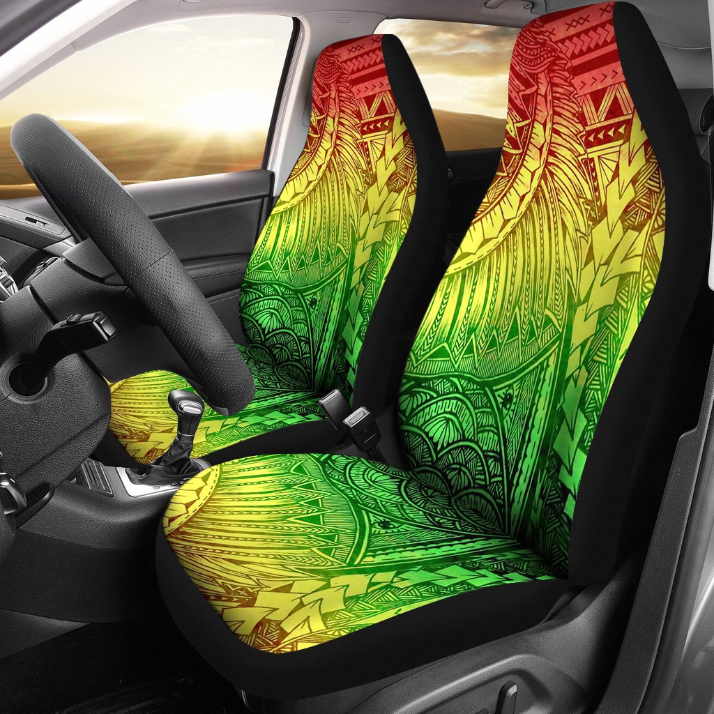 Polynesian Car Seat Cover - Polynesian Tattoo 30 Universal Fit Art - Polynesian Pride