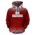 New Caledonia All Over Hoodie Fog Red - Polynesian Pride