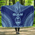 Guam Flag Polynesian Chief Hooded Blanket Hooded Blanket Blue - Polynesian Pride