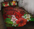 Hawaiian Map Hibiscus Plumeria Kanaka Bouquet Turtle Polynesian Quilt Bedding Set - Polynesian Pride