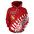 Tonga Hoodie Tonga Coat of Arms ANZAC Lest We Forget - Polynesian Pride