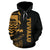 Tuvalu Polynesian Hoodie Line Gold - Polynesian Pride