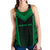 Hawaii Kanaka Polynesian Women's Racerback Tank Active Green - Polynesian Pride