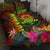 Tuvalu Polynesian Quilt Bed Set - Hibiscus and Banana Leaves Art - Polynesian Pride