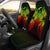 American Samoa Car Seat Cover - American Samoa Seal Map Reggae Universal Fit Reggae - Polynesian Pride