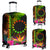 Cook Islands Polynesian Luggage Covers - Hibiscus and Banana Leaves - Polynesian Pride