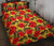 Tropical Flowers And Palm Leaves Quilt Bed Set - Polynesian Pride