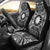 Nauru Car Seat Cover - Nauru Coat Of Arms Polynesian White Black Universal Fit Black - Polynesian Pride