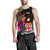 Fiji Men's Tank Top - Polynesian Hibiscus Pattern - Polynesian Pride