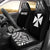 Wallis and Futuna Custom Personalised Car Seat Covers - Wallis and Futuna Coat Of Arms Polynesian Tattoo Fog Black Universal Fit Black - Polynesian Pride