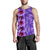 Hawaii Hibiscus Flower Polynesian Men's Tank Top - Curtis style - Purple - Polynesian Pride