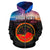 Mauna Kea Custom Zip Hoodie Mauna Kea Panorama - Polynesian Pride