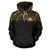 Samoa Polynesian All Over Hoodie Gold Heartbeat Style - Polynesian Pride