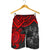 Tonga Polynesian Shorts (Men) - Red Turtle - Polynesian Pride