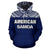 American Samoa All Over Hoodie Polynesian Blue Version - Polynesian Pride