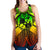 Tonga Polynesian Women's Racerback Tank - Tonga Reggae Seal with Polynesian tattoo - Polynesian Pride