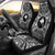 Papua New Guinea 1 Car Seat Cover - Papua New Guinea 1 Coat Of Arms Polynesian White Black Universal Fit Black - Polynesian Pride