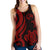 Tonga Polynesian Women Racerback Tank - Red Tentacle Turtle - Polynesian Pride