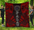 Palau Premium Quilt - Palau Seal Polynesian Red Tattoo Red - Polynesian Pride