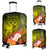 Kosrae Luggage Covers - Humpback Whale with Tropical Flowers (Yellow) - Polynesian Pride