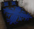 Hawaiian Quilt Bed Set Royal Pattern - Black And Blue - A2 Style Blue - Polynesian Pride