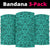 Polynesian Culture Turquoise Bandana 3 - Pack - Polynesian Pride