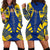 Tokelau Hoodie Dress - Polynesian Tattoo Flag Black - Polynesian Pride