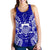 Tuvalu Polynesian Women Tank Top Map Blue Blue - Polynesian Pride