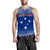 Samoa Custom Personalised Men's Tank Top - Polynesian Fog Blue - Polynesian Pride