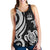 Vanuatu Women's Racerback Tank - White Tentacle Turtle - Polynesian Pride