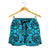 Polynesian Kakau Turtle Blue Women's Short - Polynesian Pride