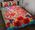 Hawaii Turtle Couple Hibiscus Valentine Pattern Quilt Bed Set - Romance Style - AH - Polynesian Pride