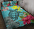 Hawaii Kanaka Turtle Hibiscus Plumeria Tropical Style - Quilt Bed Set AH - Polynesian Pride