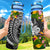 New Caledonia Hydro Tracking Bottle - Seal Spiral Polynesian Patterns Hydro Tracking Bottle - New Caledonia 32oz Large Black - Polynesian Pride