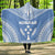 Kosrae Flag Polynesian Chief Hooded Blanket Hooded Blanket Blue - Polynesian Pride