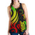 Cook Islands Women's Racerback Tank - Reggae Tentacle Turtle - Polynesian Pride