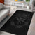 Hawaii Kanaka Turtle Hibiscus Polynesian Rug - Anthea Style Gray Gray - Polynesian Pride