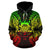 Tuvalu Polynesian ll Over Hoodie Map Reggae - Polynesian Pride