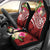 Wallis and Futuna Polynesian Car Seat Covers - Summer Plumeria (Red) Universal Fit Red - Polynesian Pride