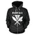 Hawaii Kanaka Polynesian Zip up Hoodie White - Polynesian Pride