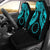 Cook islands Polynesian Car Seat Covers Pride Seal And Hibiscus Neon Blue Universal Fit Blue - Polynesian Pride