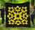 Hawaiian Premium Quilt Royal Pattern - Black And Yellow - A1 Style Yellow - Polynesian Pride