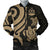 Vanuatu Men's Bomber Jacket - Gold Tentacle Turtle Gold - Polynesian Pride