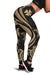 Wallis and Futuna Women's Leggings - Gold Tentacle Turtle - Polynesian Pride